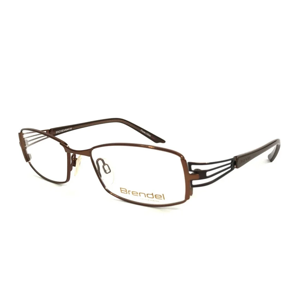 Brendel Eyeglasses Frames 902083 60 Brown Rectangle Full Rim 51-17-140